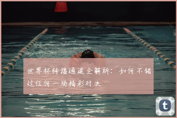 世界杯转播通道全解析:如何不错过任何一场精彩对决