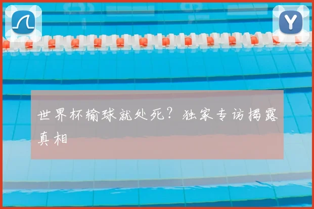 世界杯输球就处死?独家专访揭露真相